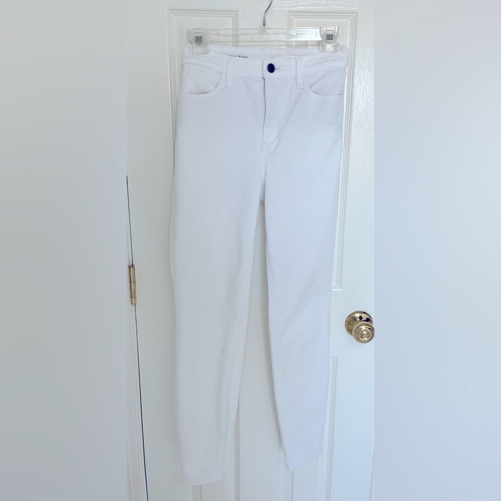 Talbots white ankle Jean size 6